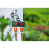 Gardena Twin Tap Connector garden watering accessory, UK version