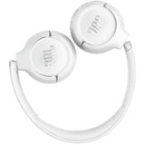 JBL Tune 530BT on-ear Bluetooth headphones white - British product