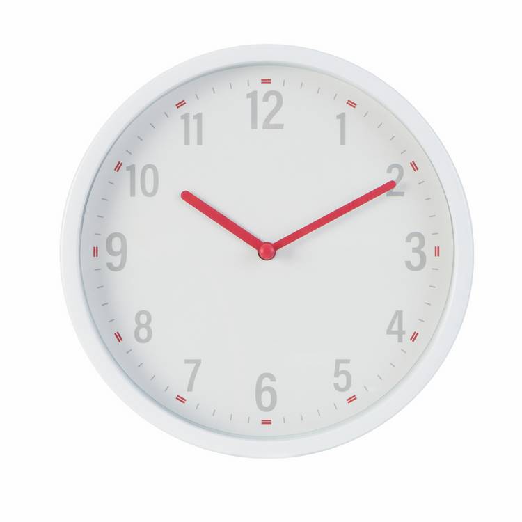 Argos Home white wall clock 20.5cm, UK version