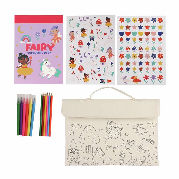 Chad Valley activity bag fairy design, imported from the UK