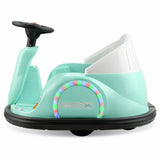Xootz Dizzy Dodger Bumper Car Mint Green ride-on toy, imported from the UK