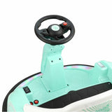 Xootz Dizzy Dodger Bumper Car Mint Green ride-on toy, imported from the UK