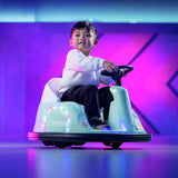Xootz Dizzy Dodger Bumper Car Mint Green ride-on toy, imported from the UK