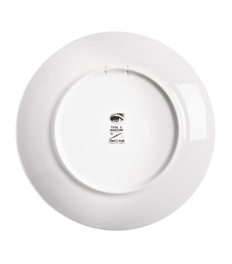 Fornasetti Tema e Variazioni No. 33 wall plate 26cm - British product