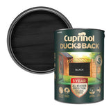 Cuprinol Ducksback wood paint black 5L - British product