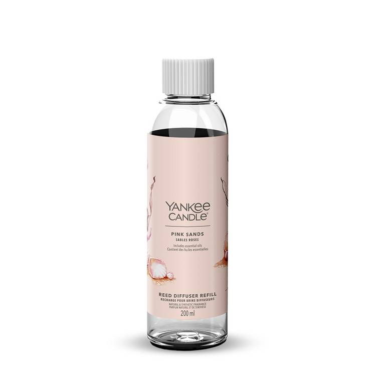 Yankee Candle Pink Sands reed diffuser refill 200ml, UK version