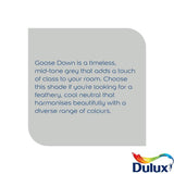 Dulux Easycare washable matt paint Goose Down 2.5L - British product