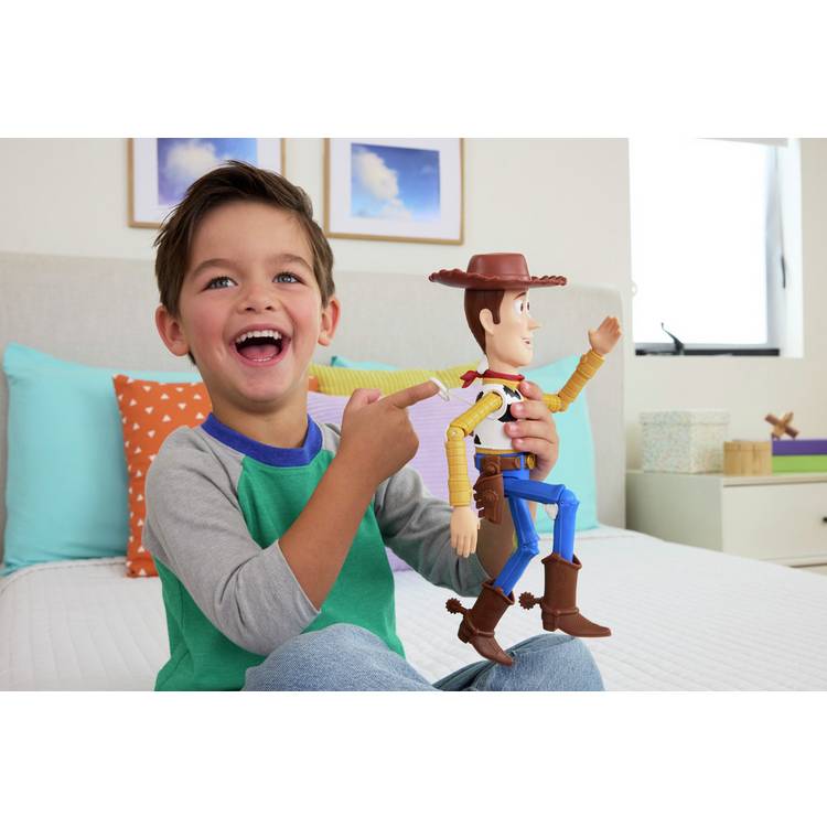 Disney & Pixar Running Woody action figure 12-inch, imported from the UK