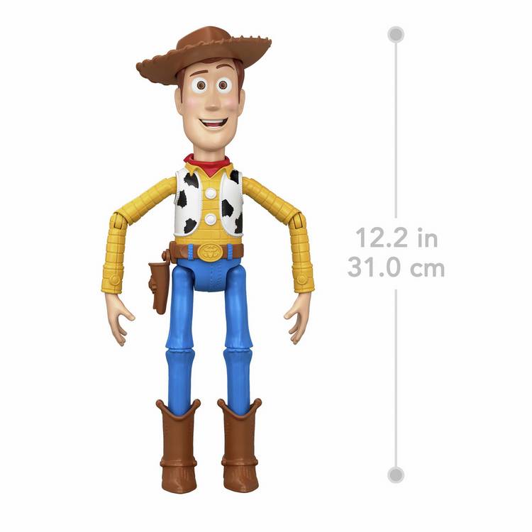 Disney & Pixar Running Woody action figure 12-inch, imported from the UK
