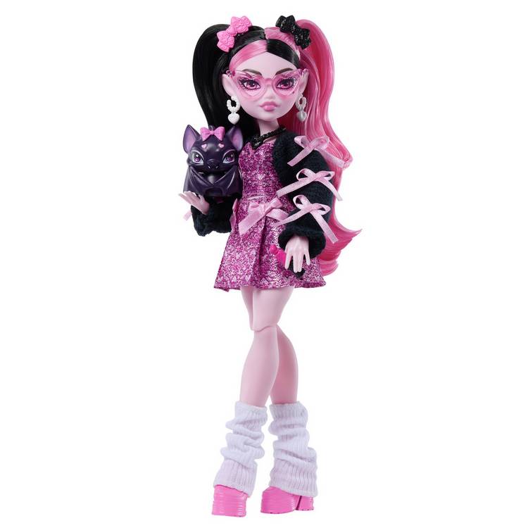 Monster High Draculaura fashion doll with accessories, UK version