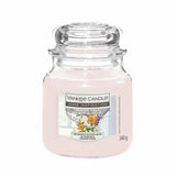 Yankee Candle medium jar candle Sunkissed Blooms, imported from the UK