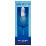 Bombay Sapphire gin gift set with balloon glass - British product