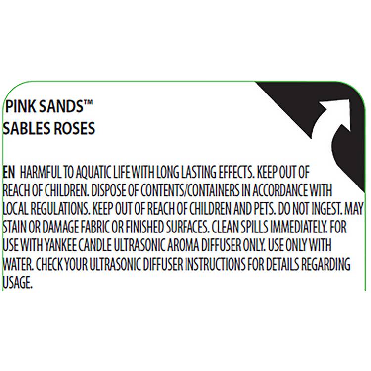 Yankee Candle diffuser refill Pink Sands 10ml, imported from the UK