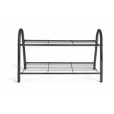 Argos Home Boutique shoe rack black 2 shelf, UK version