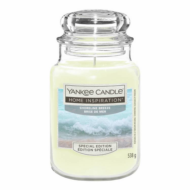 Yankee Candle Shoreline Breeze large scented jar candle (British brand)