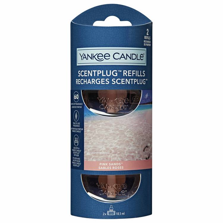 Yankee Candle plug-in diffuser refill Pink Sands 2 x 18ml, UK version