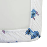 Disney Stitch fitted sheet for toddler beds, UK version