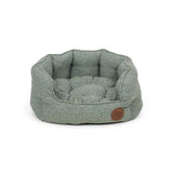 Argos Petface Sage Herringbone Oval Dog Bed Small- Buy online at McGrocer