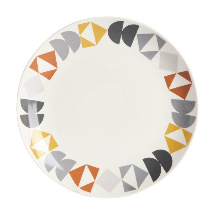 Argos Home Geo stoneware dinner set 12 piece, imported from the UK