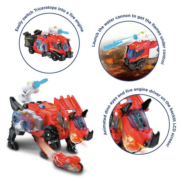 VTech Hero Triceratops transformable toy H23cm (British brand)