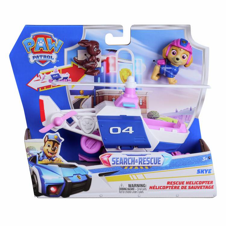 PAW Patrol Skye rescue helicopter toy, UK version