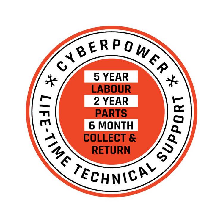 CyberPowerPC gaming PC Ryzen 5 RTX 5060Ti, imported from the UK
