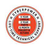 CyberPowerPC gaming PC Ryzen 5 RTX 5060Ti, imported from the UK