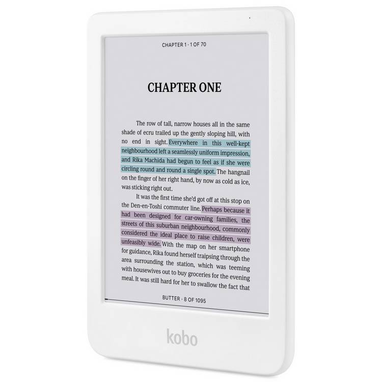 Kobo Clara Colour e-reader white 16GB - British product
