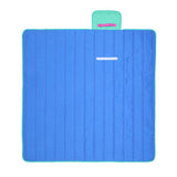 Argos Home outdoor picnic rug blue 135x135 cm, UK version