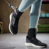 Pro Fitness ankle strap with steel D-ring, British product
