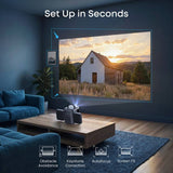 Nebula P1I smart projector flippable speakers 1080p (British brand)