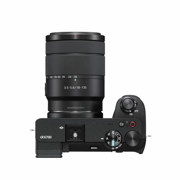 Sony Alpha 6700 mirrorless camera with 16-50mm lens (British brand)