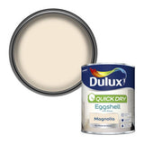 Dulux quick dry eggshell magnolia paint 750ml (British brand)