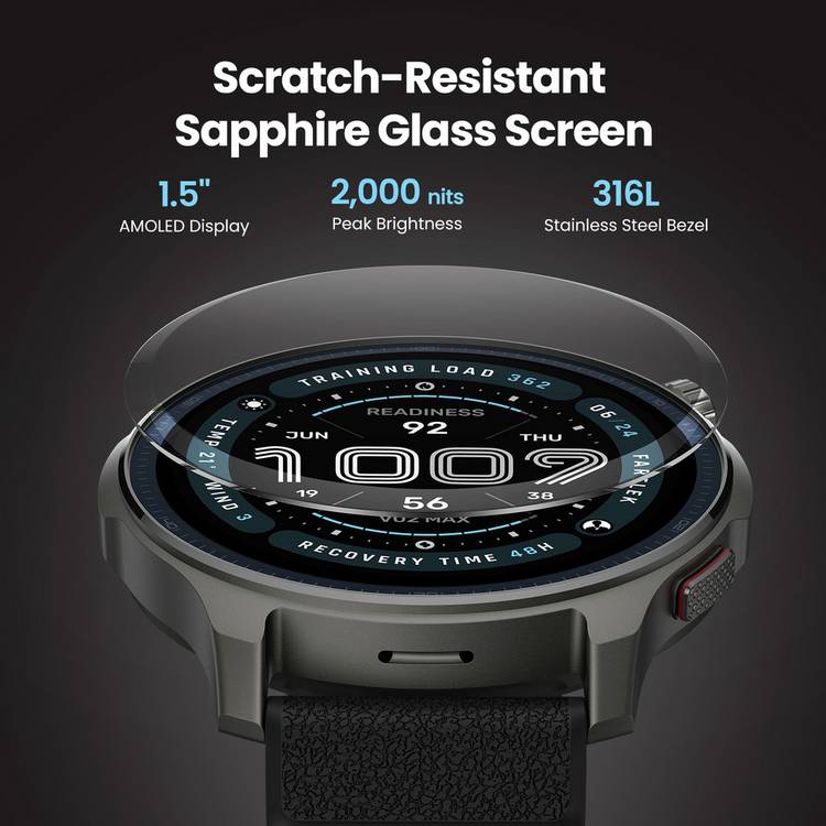 Amazfit Balance 2 smartwatch black - British product