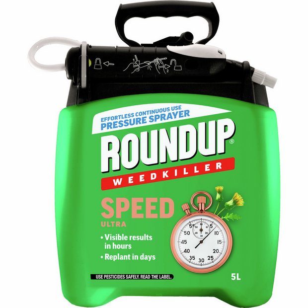 Roundup Speed Ultra weedkiller 5L - British product