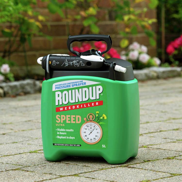 Roundup Speed Ultra weedkiller 5L - British product