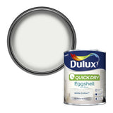 Argos Dulux Quick Dry Eggshell Paint White Cotton 750ml- Buy online at McGrocer
