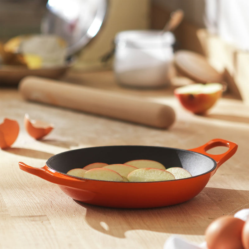 Habitat 20cm Cast Iron Oven Dish - Orange