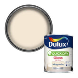 Dulux Quick Dry Gloss Magnolia paint 750ml - British product