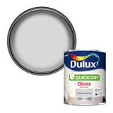 Dulux Quick Dry Gloss Paint Polished Pebble 750ml, UK version