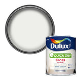 Argos Dulux Quick Dry Gloss Paint White Cotton 750ml- Buy online at McGrocer