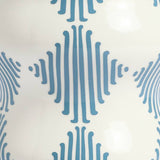 Habitat Harlequin blue ceramic flared vase, imported from the UK