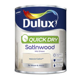 Argos Dulux Quick Dry Satinwood Paint Natural Calico 750ml- Buy online at McGrocer