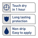Dulux Quick Dry Satinwood Paint Natural Calico 750ml (British brand)