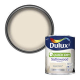 Dulux Quick Dry Satinwood Paint Natural Calico 750ml (British brand)