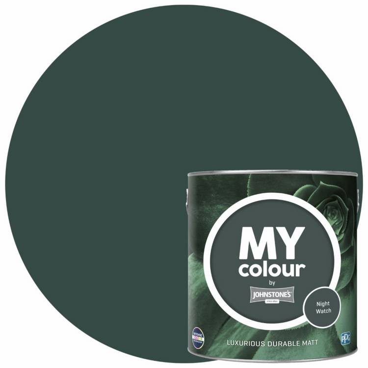 Johnstone's Night Watch durable matt paint 2.5L (British brand)