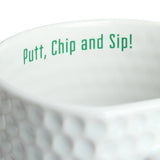Argos Home golf mug white ceramic 230ml, UK version