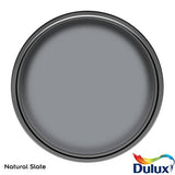Dulux Quick Dry Satinwood Paint Natural Slate 750ml, imported from the UK