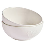 Argos Home embossed heart dinner set 12, imported from the UK