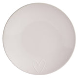 Argos Home embossed heart dinner set 12, imported from the UK